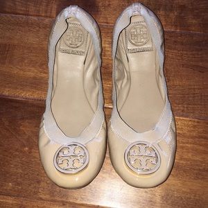 Tory Burch nude flats size 7